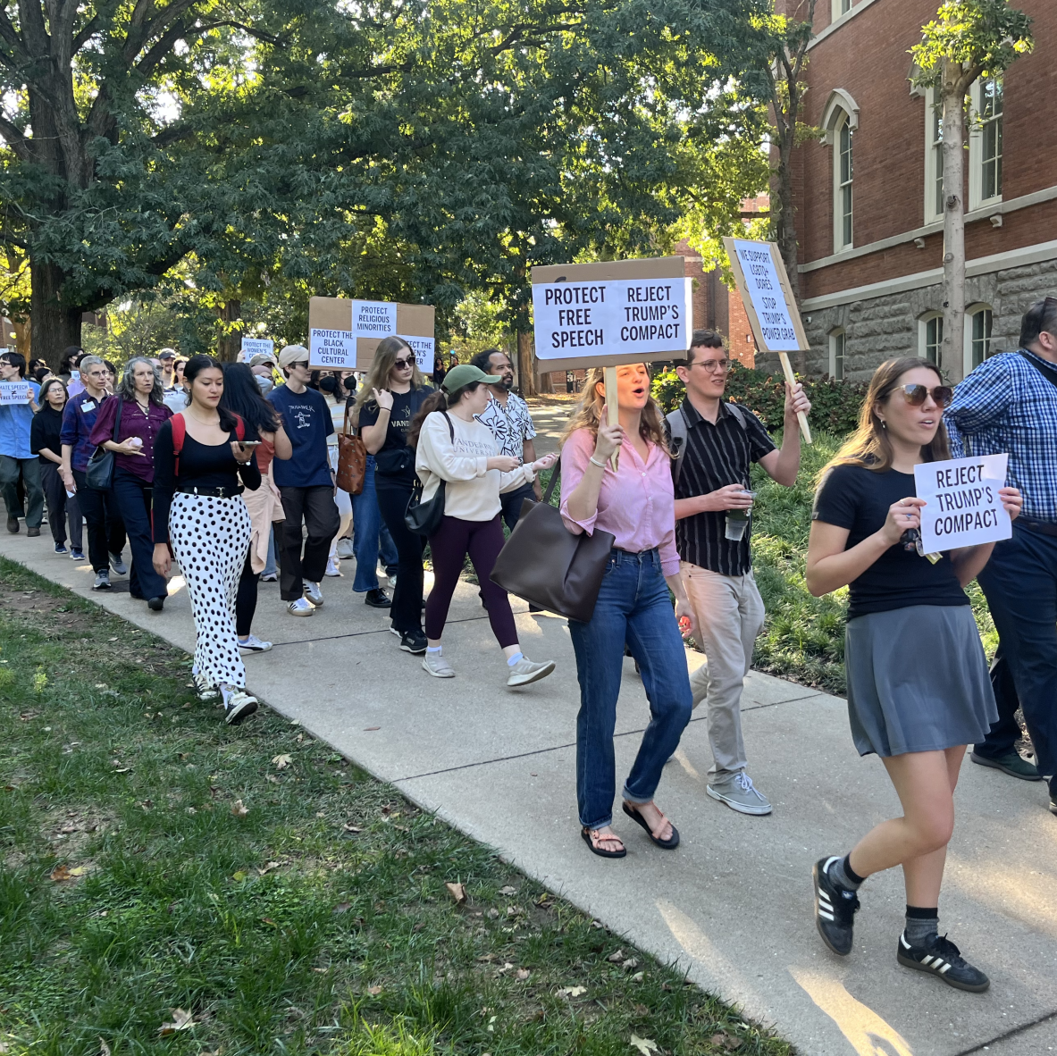 Campus Crowd Demands Vanderbilt Reject Trump Deal
